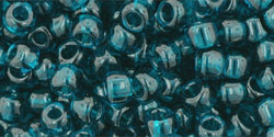 cc7bd - perles de rocaille Toho 6/0 transparent capri blue (10g)