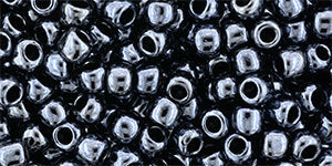 cc81 - perles de rocaille Toho 6/0 métallic hematite (10g)