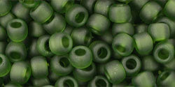 Kaufen Sie Perlen in der Schweiz cc940f - Toho rocailles perlen 6/0 transparent frosted olivine (10g)