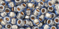 Kaufen Sie Perlen in der Schweiz cc992 - toho rocailles perlen 6/0 gold lined light montana blue (10g)