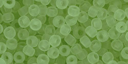 Kaufen Sie Perlen in der Schweiz cc15f - toho rocailles perlen 8/0 transparent frosted citrus spritz (10g)