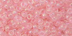 cc171 - perles de rocaille Toho 8/0 dyed rainbow ballerina pink (10g)