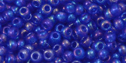 Kaufen Sie Perlen in der Schweiz cc178 - toho rocailles perlen 8/0 transparent rainbow sapphire (10g)