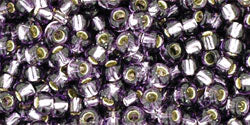 Kaufen Sie Perlen in der Schweiz cc39 - Toho rocailles perlen 8/0 silver lined tanzanite (10g)