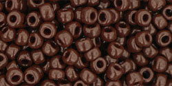 cc46 - perles de rocaille Toho 8/0 opaque oxblood (10g)