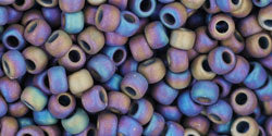 Kaufen Sie Perlen in der Schweiz cc615 - Toho rocailles perlen 8/0 matt colour iris purple (10g)