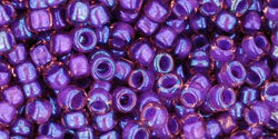 Kaufen Sie Perlen in der Schweiz cc928 - Toho rocailles perlen 8/0 rainbow rosaline/opaque purple lined (10g)
