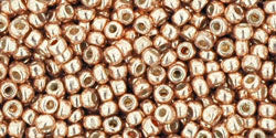 Kaufen Sie Perlen in der Schweiz ccPF551 - Toho Beads 11/0 Round Galvanized Rose Gold (10gr)