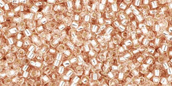 cc31 - Toho rocailles perlen 15/0 silver lined rosaline (5g)