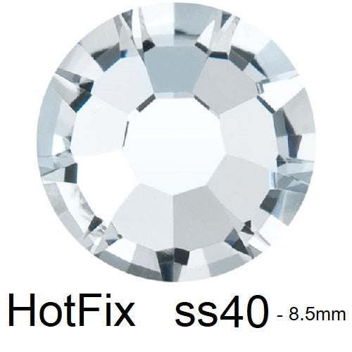 Kaufen Sie Perlen in der Schweiz Flatback Hotfix Preciosa Crystal 00030 - ss40-8.5mm (6)