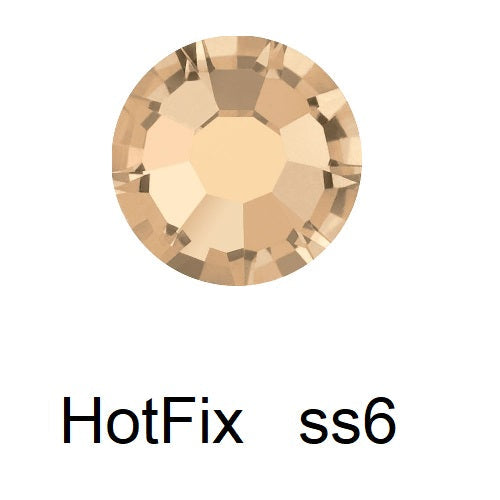 Achat Strass Hotfix Preciosa Crystal Honey - ss6-2mm (80)