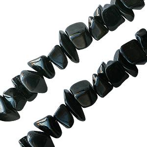 Kaufen Sie Perlen in der Schweiz Schwarzer onyx chips 6mm (1)