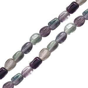 Achat Pierre carré arrondi fluorite arc en ciel 4x6mm sur fil (1)