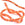 Grossiste en Perles Rondelles en Cornaline orange 6x4mm - Trou:1mm, fil 40cm (1)
