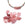 Perlengroßhändler in der Schweiz Heishi Perlen Slice Polierter Erdbeerquarz 13x9mm (10)