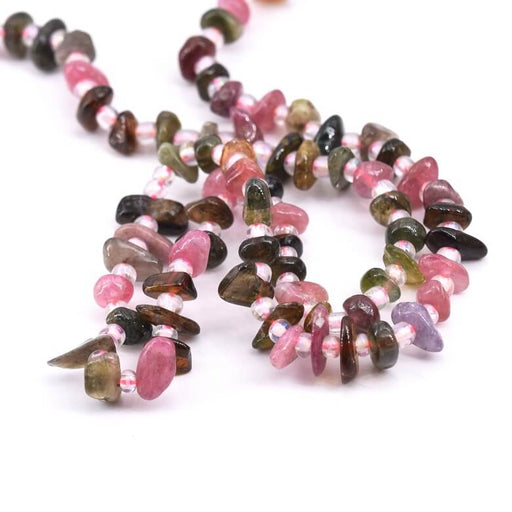 Kaufen Sie Perlen in der Schweiz Heishi Beads Scheibe Polierter Turmalin 5-9x1-5mm (1 Strang-38cm)
