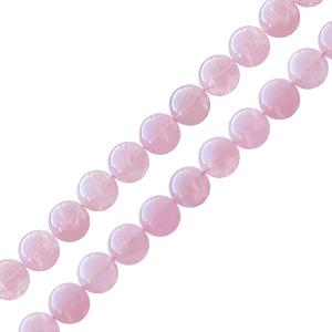 Kaufen Sie Perlen in der Schweiz Rosenquarz rund perlenstrang hellrosa 4mm (1)