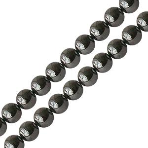 Perle ronde en hematite 4mm (1)