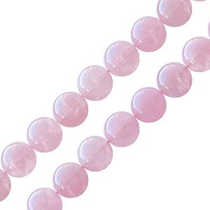 Achat Perle ronde en quartz rose 8mm sur fil (1)