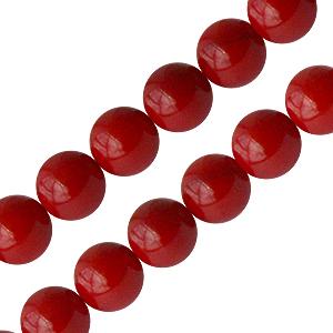 Achat corail bambou rouge Perles rondes 8mm sur fil (1)