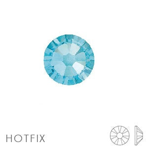 Achat Strass 2038 hot fix flat back Aquamarine ss6 -2mm (80)