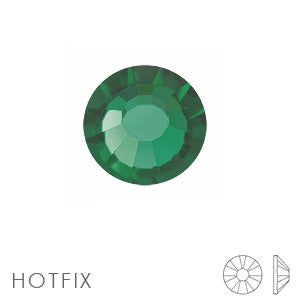 Achat Strass 2038 hot fix flat back Emerald ss6 -2mm (80)