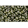 cc457 - perles Toho magatama 3mm gold lustered green tea (10g)