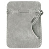 Pochette cadeaux touche velour gris clair (1)