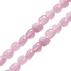 Kaufen Sie Perlen in der Schweiz Rosenquarz nugget perlenstrang 4x6mm (1)