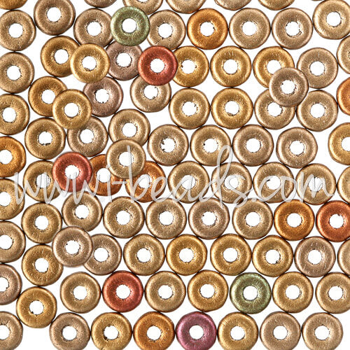 Kaufen Sie Perlen in der Schweiz O beads 1x3.8mm bronze rainbow (5g)
