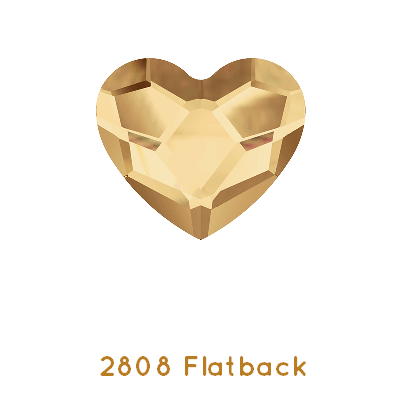Kaufen Sie Perlen in der Schweiz Swarovski 2808 HEART flat back 10mm Golden Shadow (4)