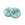 Grossiste en Perles en verre de Bohême libellule turquoise et picasso 17mm (2)