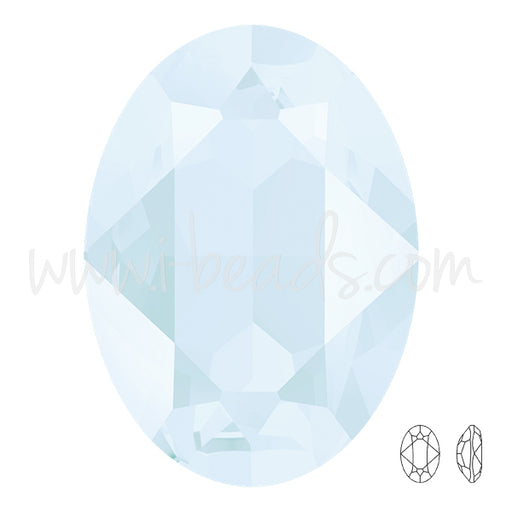Kaufen Sie Perlen in der Schweiz Swarovski 4120 oval fancy stone crystal powder blue 18x13mm (1)