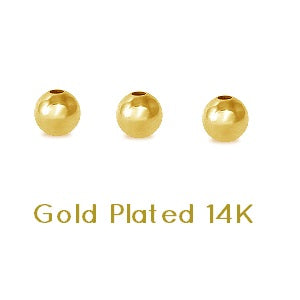 Runde perle 3mm GOLD FILLED14k (10)