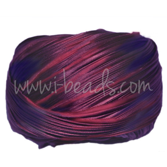 Ruban de soie Shibori napa vally (10cm)