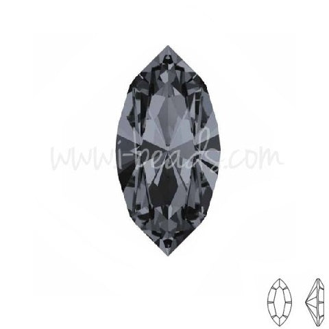 Achat Swarovski 4228 Navette - Crystal Silver night - 10x5mm (2)