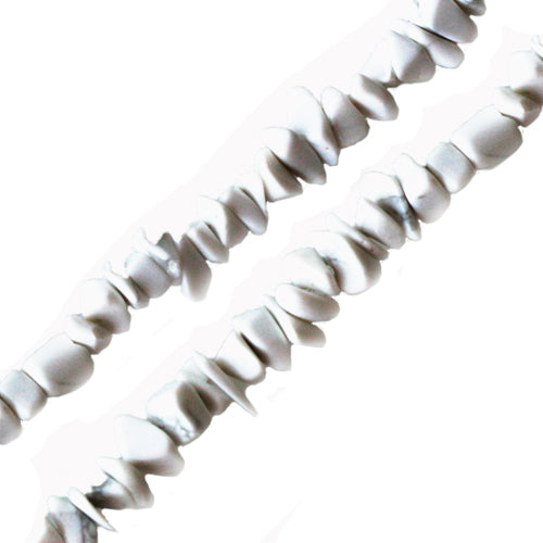 Achat Perles chips howlite blanc 6mm sur fil (1)