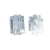 Ohrring-Stopper Transparent 3mm (10)