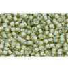 Kaufen Sie Perlen in der Schweiz cc952 - Toho rocailles perlen 11/0 rainbow topaz/sea foam lined (10g)