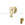 Perlengroßhändler in der Schweiz Buchstabenperle P vergoldet 7x6mm (1)
