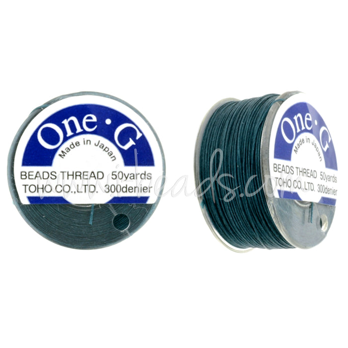 Toho One-G Perlenfaden Deep Green 45m (1)