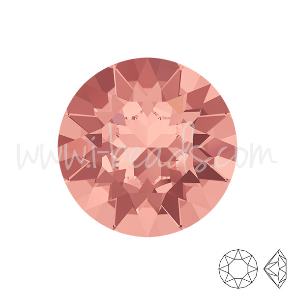 Cristal Swarovski 1088 xirius chaton blush rose 8mm-ss39 (3)