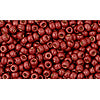 Kaufen Sie Perlen in der Schweiz ccpf564f - Toho rocailles perlen 11/0 matt galvanized brick red (10g)