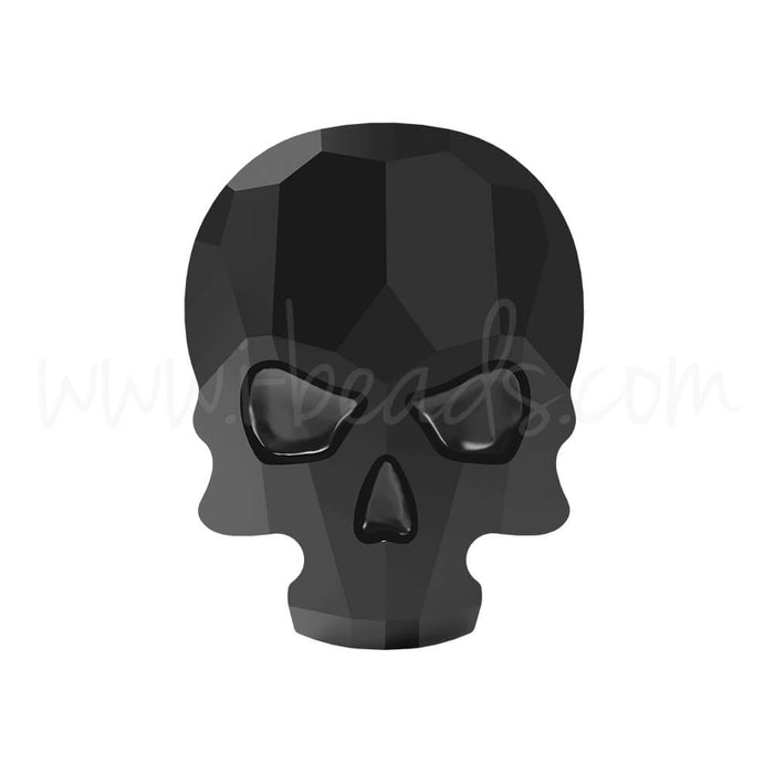 Swarovski 2856 Totenkopf Strassstein jet 14x10.5mm (1)