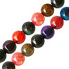 Kaufen Sie Perlen in der Schweiz Mehrfarbige feuerachat runde perlen 6mm strang (1)