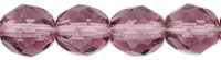 Perles facettes de boheme Med Amethyst 8mm (25)