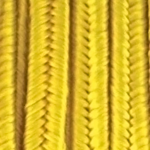 Soutache rayonne jaune 3x1.5mm (2.70m)