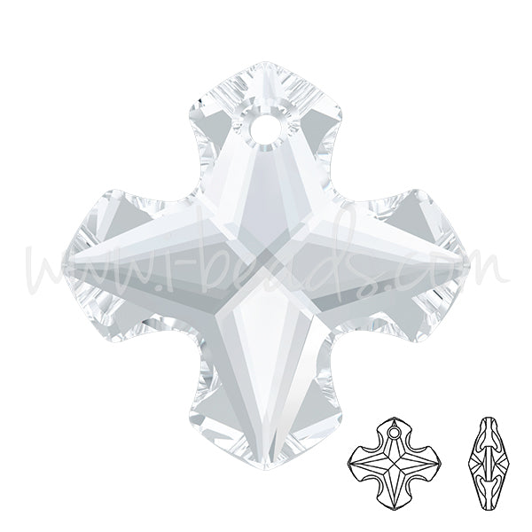 Pendentif croix grecque Swarovski 6867 crystal 18mm (1)