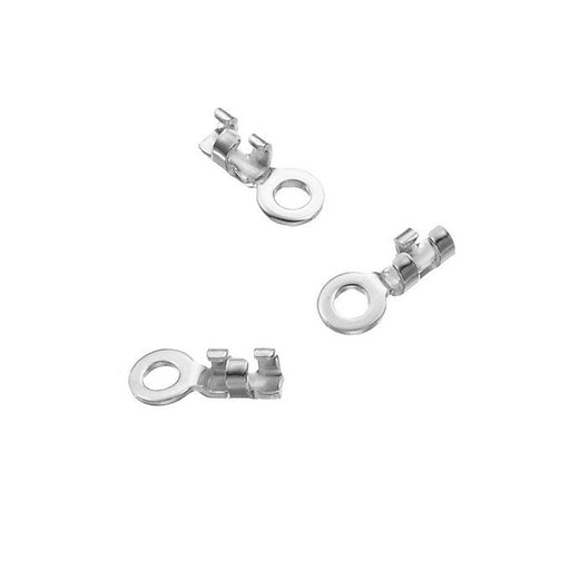 Kaufen Sie Perlen in der Schweiz Crimpverschlüsse Sterling Silber für dünne Kette und Schnur 0.8-1mm (4)