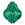 Vente au détail Perle Swarovski 5058 Baroque emerald 14mm (1)